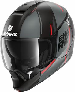 Шлем SHARK EVOJET VYDA MAT Black/Antracite/Red M