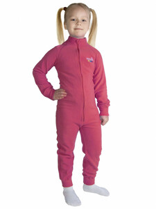 Комбинезон флисовый Norfin KIDS THERMO PINK 03 (розовый р.128-134), фото 2