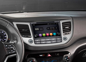 Рамка InCar для UMS HYUNDAI Tucson 2015-2018, 9" BLACK, фото 5