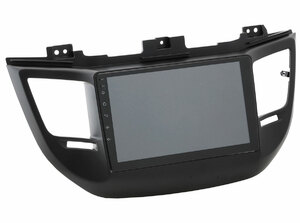 Рамка InCar для UMS HYUNDAI Tucson 2015-2018, 9" BLACK, фото 4