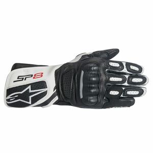 Мотоперчатки кожаные STELLA SP-8 v2 ALPINESTARS (черно-белый, 12, L), фото 1