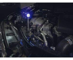 Мультифонарь налобный Armytek Wizard C2 WUV, холодный белый свет и ультрафиолет, аккумулятор (F08901UF), фото 11