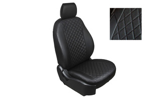 Чехлы из экокожи Ромб Seintex для Nissan Juke 2010-2019, фото 1