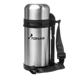 Термос (HS.TM-011) 1200ML (дополн.пласт.чашка, скл.ручка, ремень) TONAR, фото 8