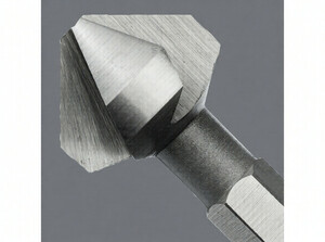 Бита-зенкер конический трёхканавочный 90°,WERA 846/1 1/4" C6.3, 10.40 x 34 мм, фото 2