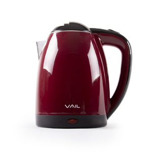 Чайник электрический VAIL VL-5554 красный  1,8 л., фото 1