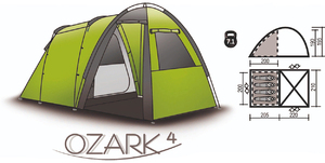 Палатка Indiana OZARK 4, фото 4
