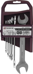Thorvik OEWS006 Набор ключей гаечных рожковых на держателе, 6-22 мм, 6 предметов, фото 1