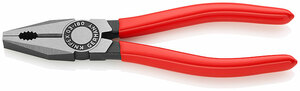 Плоскогубцы комбинированные, 180 мм, фосфатированные, обливные ручки KNIPEX KN-0301180, фото 1