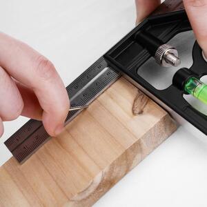 Угольник строительный DEKO M300D, 30см, 45, 90 085-1085, фото 6