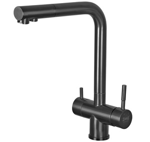 Смеситель для кухни ZORG Inox (SZR-7039 GRAFIT) Графит, фото 1