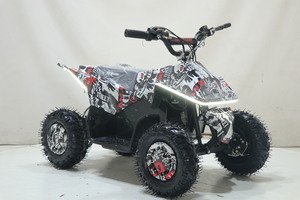 Квадроцикл Toyland ATV-2E 36V1000W Мульти черный (Scull 8), фото 5