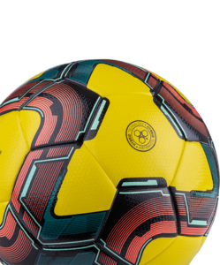 Мяч футзальный Jögel Inspire №4, желтый/черный/красный, фото 5