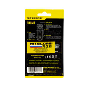 Фонарь NITECORE THUMB NICHIA 15248, фото 6