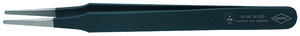 Пинцет универсальный ESD, нерж, 118 мм, гладкие прямые тупые губки KNIPEX KN-925874ESD, фото 1