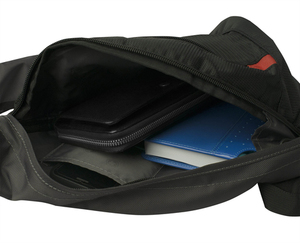 Рюкзак Swissgear с одним плечевым ремнем, черный/серый, 25x15x45 см, 7 л, фото 5
