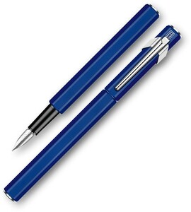Carandache Office 849 Classic - Matte Navy Blue, перьевая ручка, F, подарочная коробка, фото 4