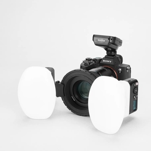 Комплект импульсных осветителей Godox MF12-DK1 для макросъемки, фото 14