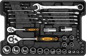 Профессиональный набор инструмента для дома и авто в чемодане Deko DKMT95 Premium (95 предметов) 065-0738, фото 5