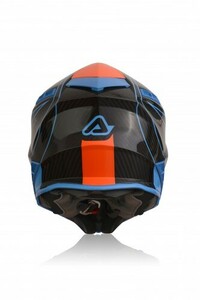 Шлем Acerbis STEEL CARBON Orange/Blue L, фото 4