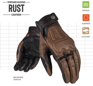 Мотоперчатки RUST MAN GLOVES LS2 (коричневый, L)