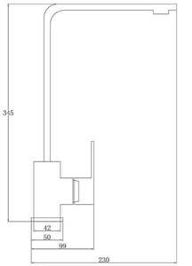 Смеситель для кухни ZORG Steel Hammer Inox (SH 5104 INOX) Сталь Нержавеющая, фото 2