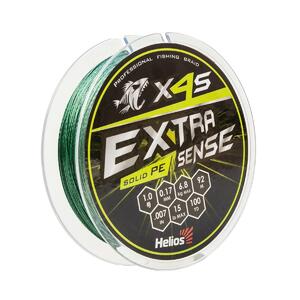 Шнур Extrasense X4S PE Green 92m 1.0/15LB 0.17mm (HS-ES-X4S-1/15LB) Helios, фото 1