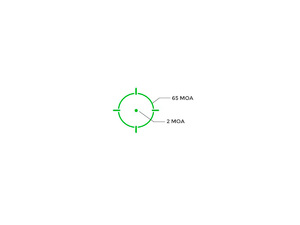 Коллиматор Holosun HE530C-GR  быстросъёмный зелёная марка HE530C-GR, фото 5