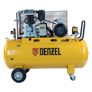 Компрессор воздушный, ременный привод BCI4000-T/200, 4.0 кВт, 200 литров, 690 л/мин Denzel, фото 6