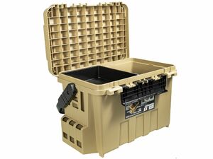 Ящик рыболовный Meiho BUCKET MOUTH BM-9000 Yellow 540x340x350, фото 3