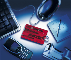 Швейцарская карточка Victorinox SwissCard, красная, фото 5