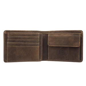Бумажник Klondike Peter, коричневый, 12x9,5 см, фото 3