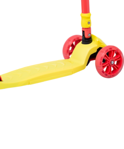 Самокат 3-колесный Ridex Bunny, 135/90 мм, желтый/красный, фото 5