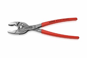 Клещи с фронтальным и боковым захватами, KNIPEX TwinGrip  зев 5-27 мм, длина 250 мм, обливные ручки, SB, фото 3