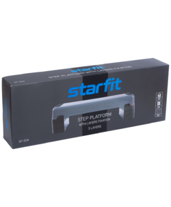 Степ-платформа фиксирующаяся Starfit SP-204 90х32х25 см, 3-уровневая, фото 5