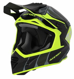 Шлем Acerbis X-TRACK 22-06 Black/Fluo-Yellow XS