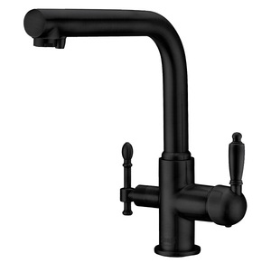 Смеситель для кухни ZORG Sanitary (ZR 313 YF-33 BLACK) Черный, фото 1
