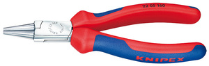 Круглогубцы KNIPEX , губки d3x30 мм, длина 160 мм, хром, 2-комп ручки, фото 3