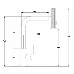 Смеситель для кухни ZORG Steel Hammer (SH 093 PVD GRAFIT) Графит, фото 2