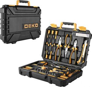 Универсальный набор инструмента для дома и авто в чемодане Deko TZ82 (82 предмета) 065-0736, фото 1