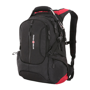 Рюкзак Swissgear 15”, черный/красный, 36х17х50 см, 30 л, фото 1