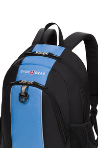 Рюкзак Swissgear, чёрный/голубой, 32х14х45 см, 20 л, фото 4