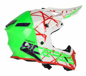 Шлем Acerbis X-TRACK 22-06 Green/White (XS), фото 3