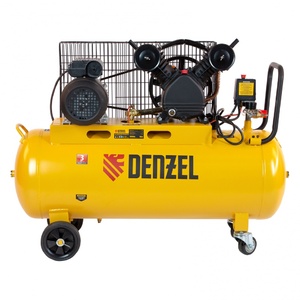 Компрессор воздушный Denzel BCV2200/100, ременный привод, 2.2 кВт, 100 литров, 370 л/мин, фото 7