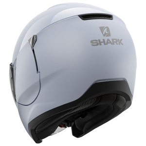 Шлем SHARK CITYCRUISER DUAL BLANK White/Silver Glossy S, фото 2