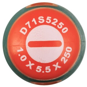 JONNESWAY D71S5250 Отвертка стержневая шлицевая ANTI-SLIP GRIP, SL5.5х250 мм, фото 2