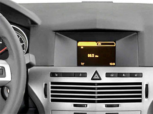 Рамка InCar для UMS OPEL Astra-H, 9" (взамен верх дисплея БК), фото 6