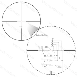 Оптический прицел Vector Optics Continental 3-18x50, сетка MOA, 30 мм, азотозаполненный, с подсветкой (SCOL-X21P), фото 11