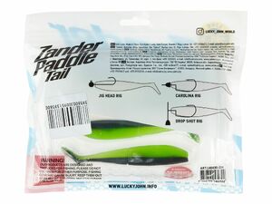 Виброхвосты LJ 3D Series Zander Paddle Tail 4.8in (12.00)/Z04 4шт., фото 4