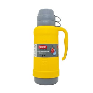 Термос THERMOS PICNIC 40 Series со стеклянной колбой 1.8л (желтый), фото 1